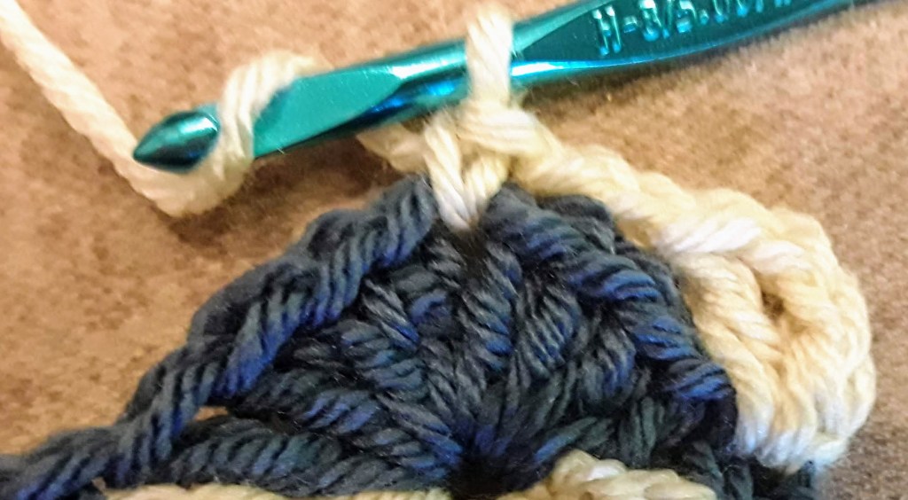 Beginning of first V row