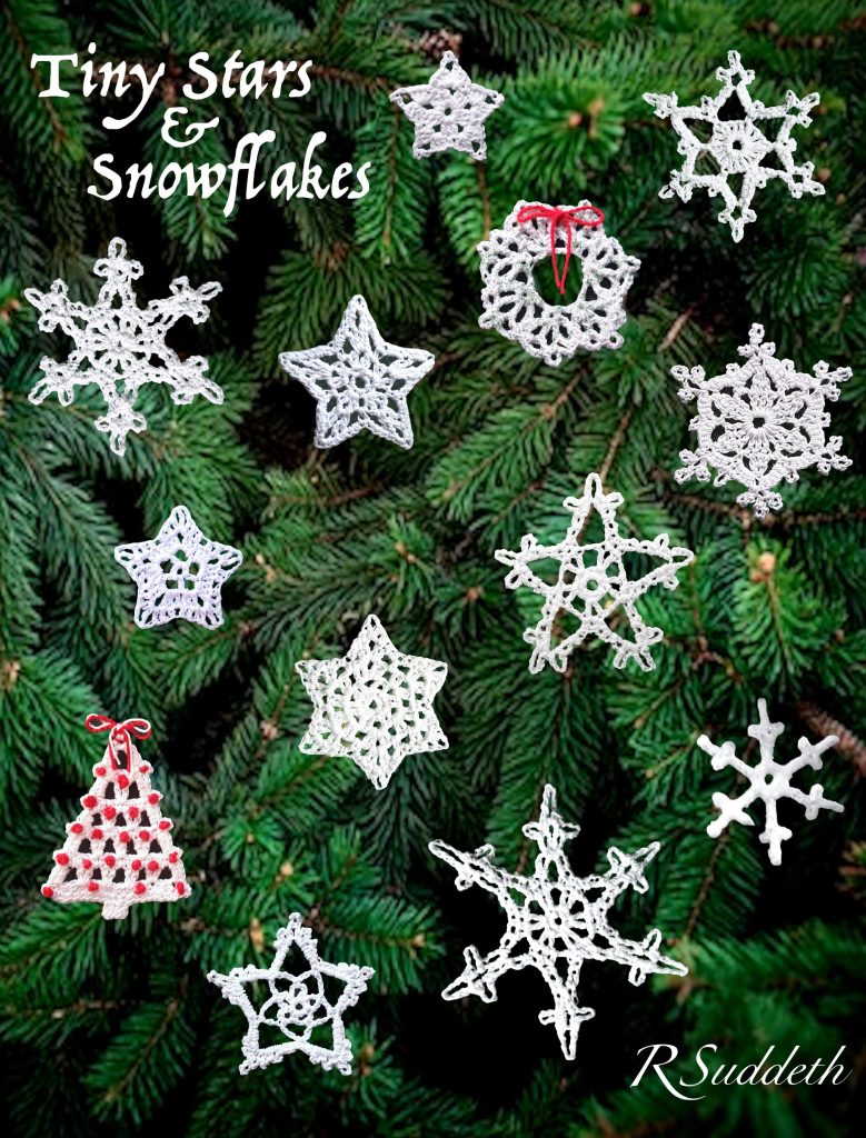 Cover photo all ornaments against fir background.